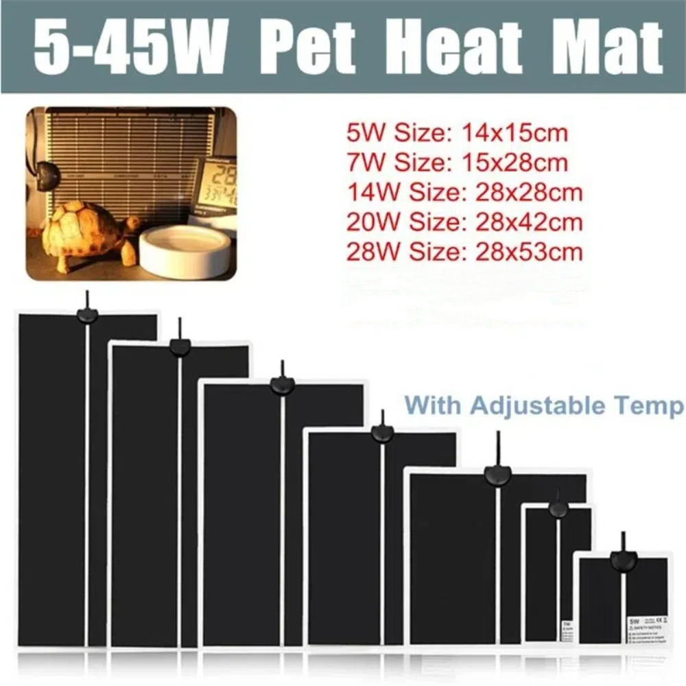 Heat Mat Seedling - แผ่นทำความร้อนสำหรับเพาะกล้า 5~28 วัตต์ ป้องกันความเย็น 220V~240V สำหรับการงอกและการขยายพันธุ์
