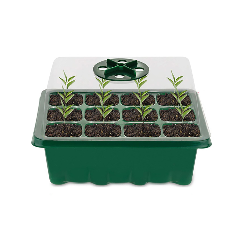 Humidity Dome Kit - ถาดเพาะเมล็ดพร้อมไฟ Grow ชุดเพาะเมล็ดเริ่มต้นพร้อมฝาโดมความชื้นถาดเพาะต้นไม้ในร่ม