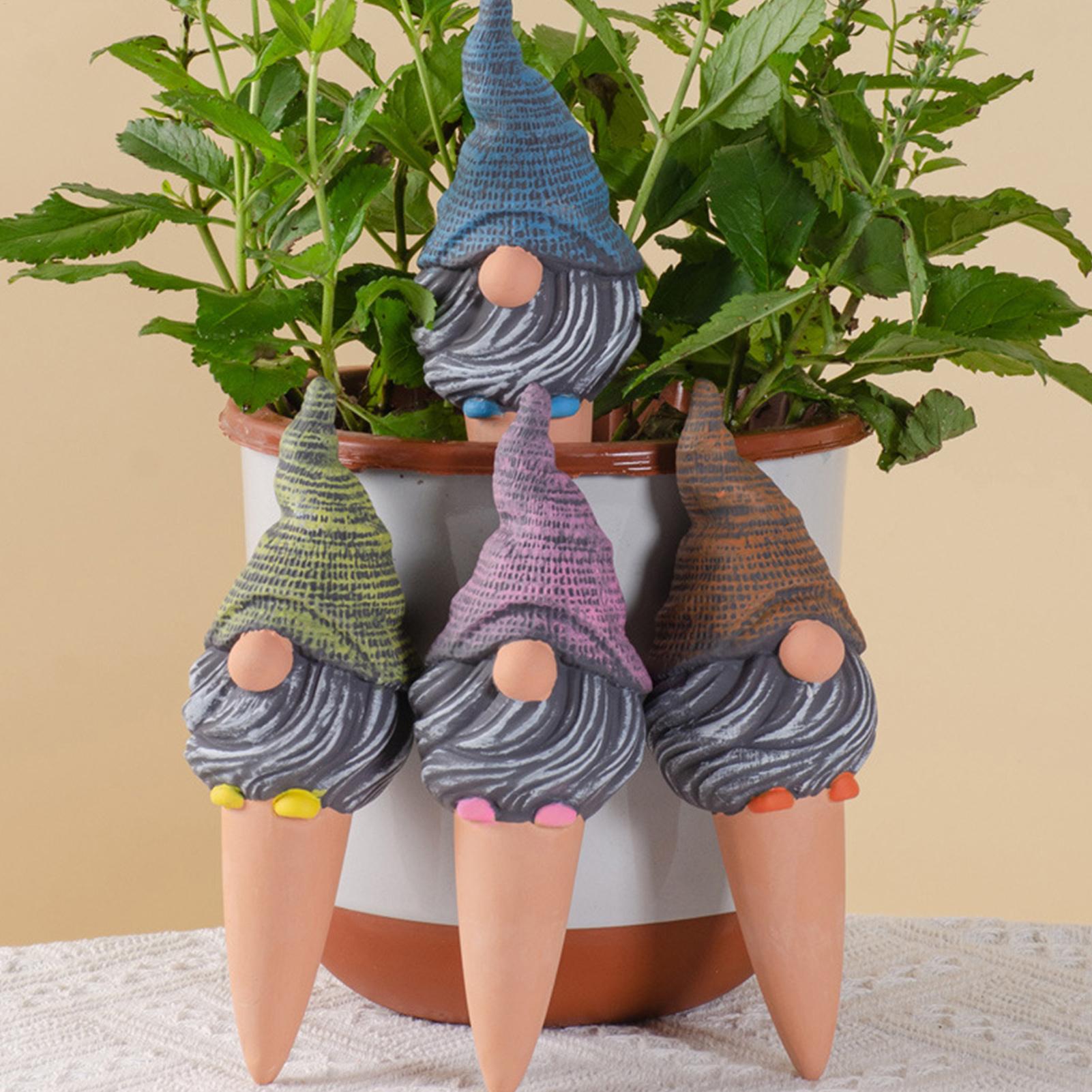 Self Watering Insert - ระบบรดน้ำต้นไม้ในกระถางอัตโนมัติ รูปทรงคนแคระน่ารัก หัวฉีดน้ำรดต้นไม้แบบเสียบ รดน้ำต้นไม้เองได้อย่างมีประสิทธิภาพ