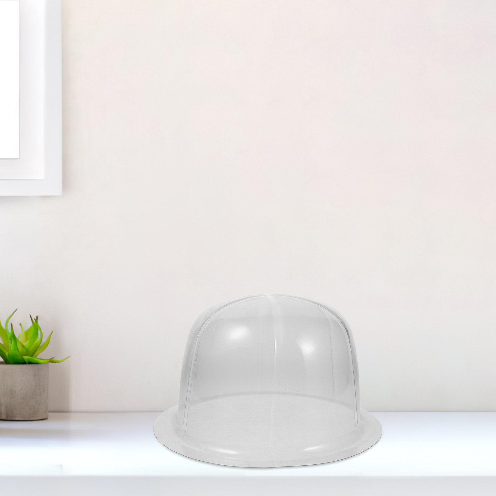 10 ชิ้น แผ่นรองทรงหมวกทรงโดม ท - Plastic Dome Clear บทวิจารณ์และราคา