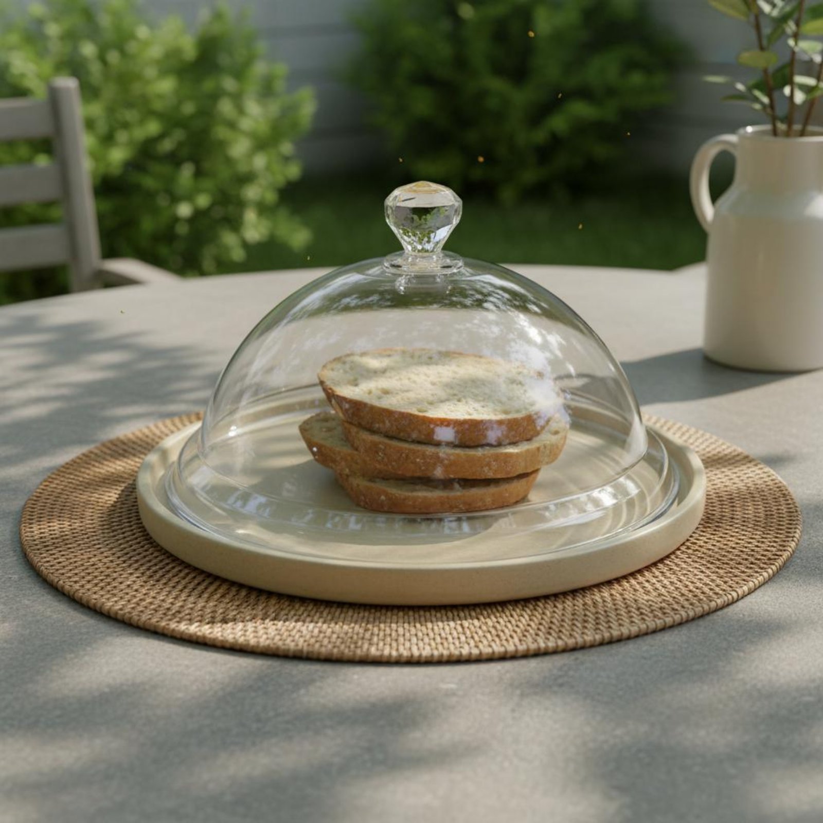 ฝาครอบเค้กใสกันฝุ่น ป้องกันควา - Plastic Dome Clear บทวิจารณ์และราคา