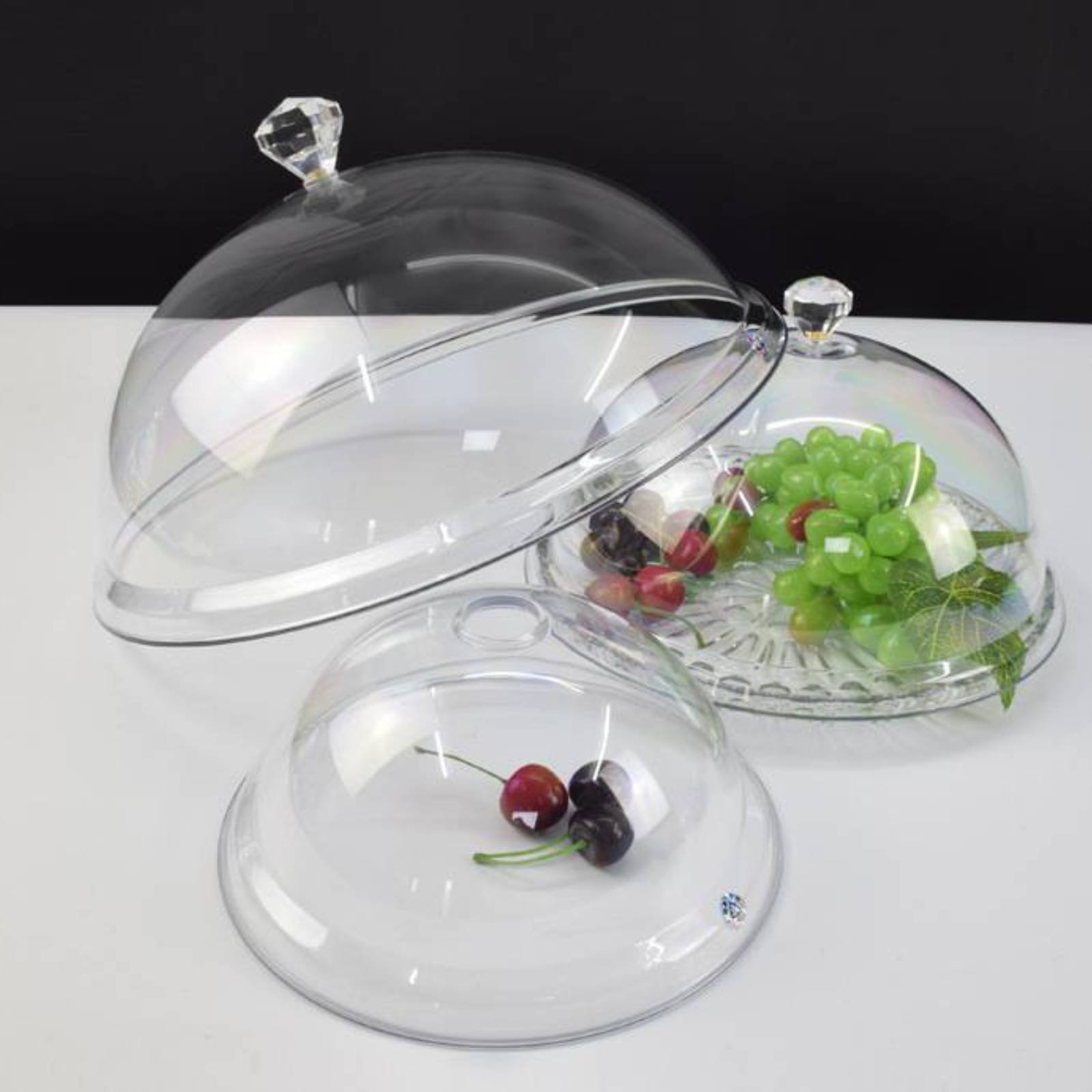 ฝาครอบเค้กใสกันฝุ่น ป้องกันควา - Plastic Dome Clear บทวิจารณ์และราคา