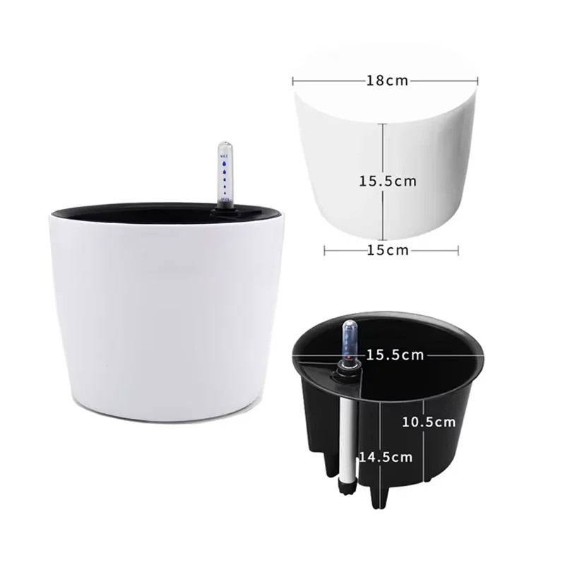 กระถางต้นไม้พลาสติกในร่ม 1 ชิ้ - Self Watering Insert บทวิจารณ์และราคา