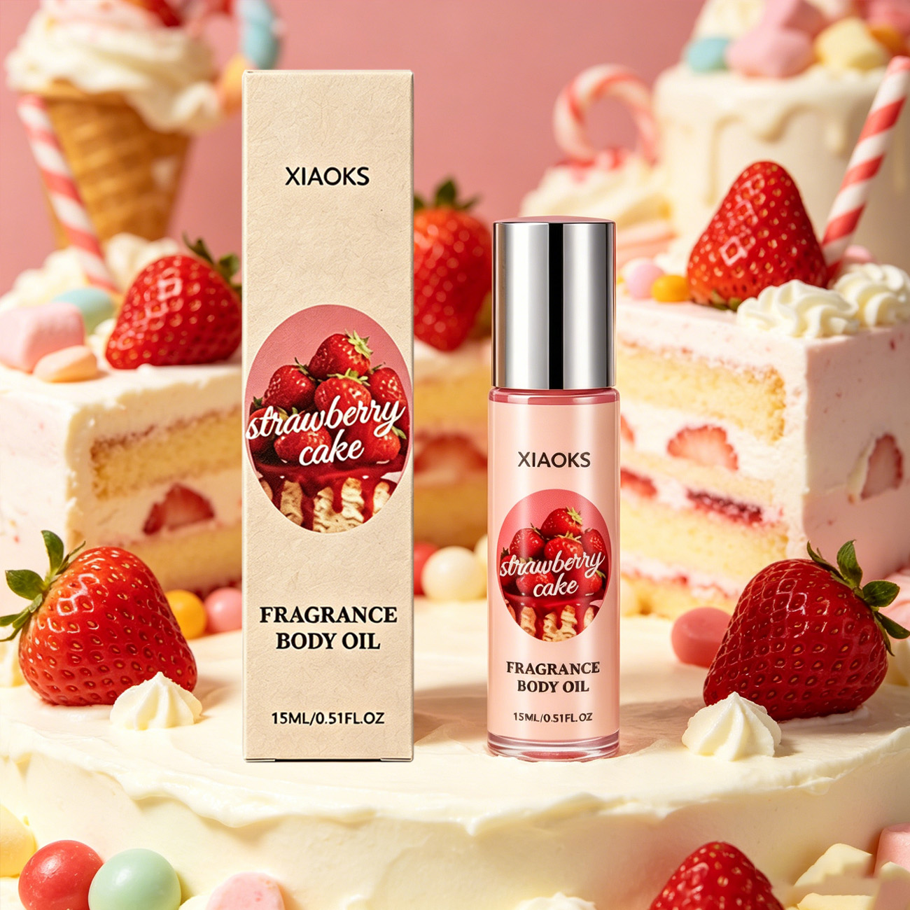 น้ำหอมโรลออนกลิ่นเค้กสตรอว์เบอ - Misting Bottle Fine บทวิจารณ์และราคา