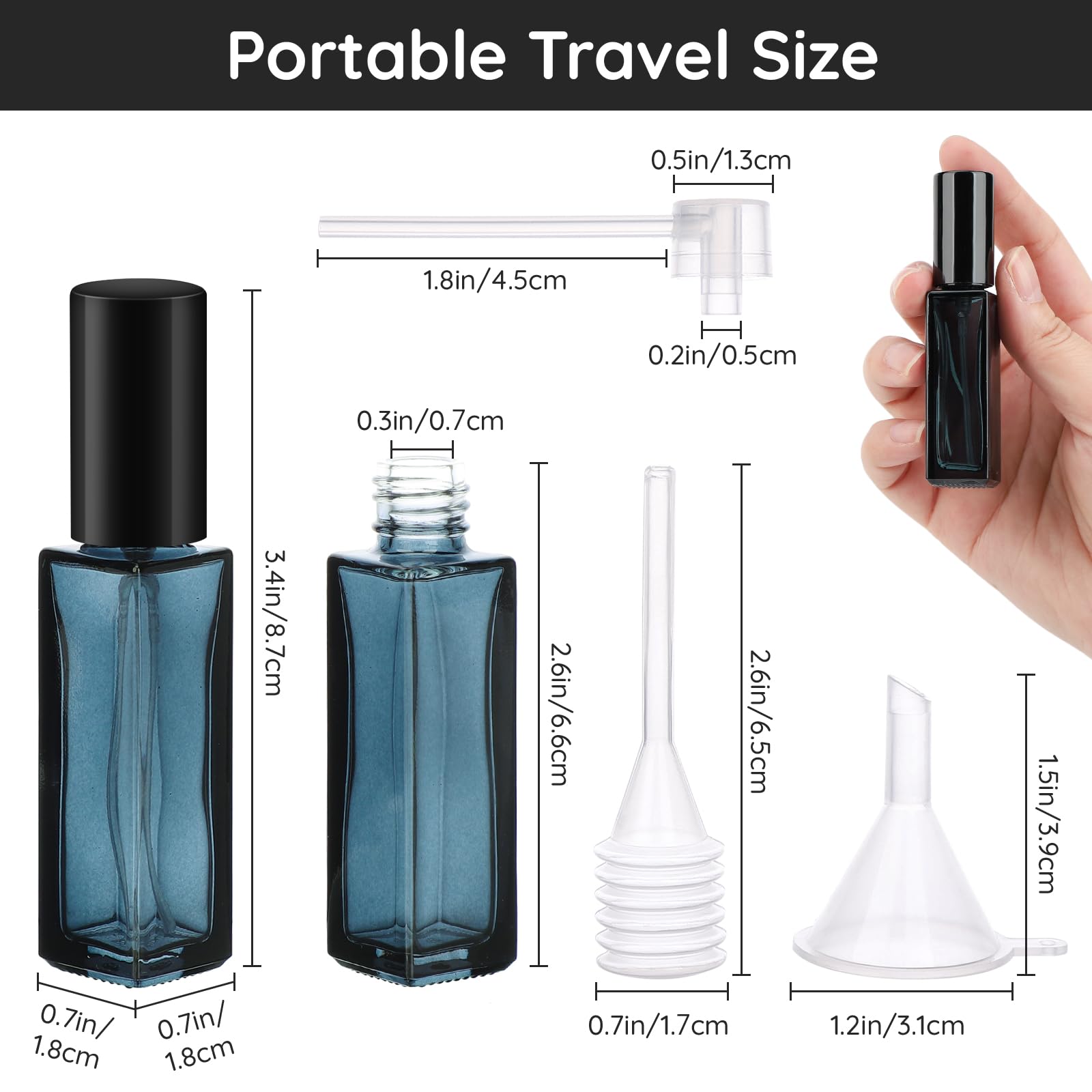 ขวดน้ำหอมแบบพ่น 10 ชิ้น ขวดเปล - Misting Bottle Fine บทวิจารณ์และราคา