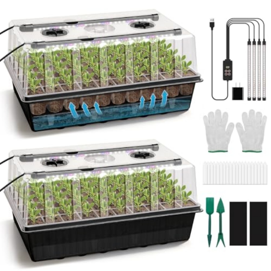 ถาดเพาะเมล็ดแบบรดน้ำเองได้ 120 - Humidity Dome Kit บทวิจารณ์และราคา