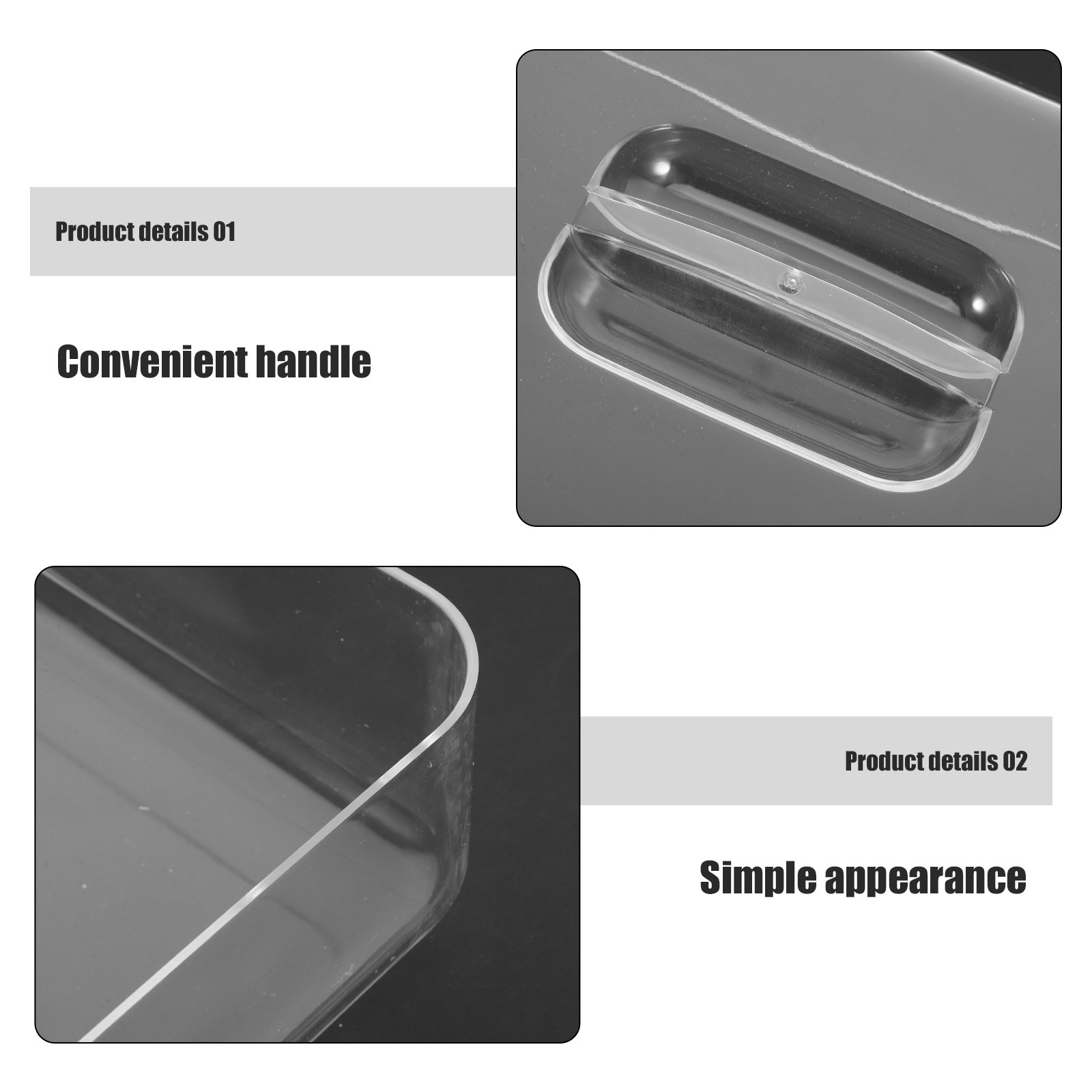 ฝาครอบเค้กอะคริลิกใสทรงสี่เหลี - Plastic Dome Clear บทวิจารณ์และราคา