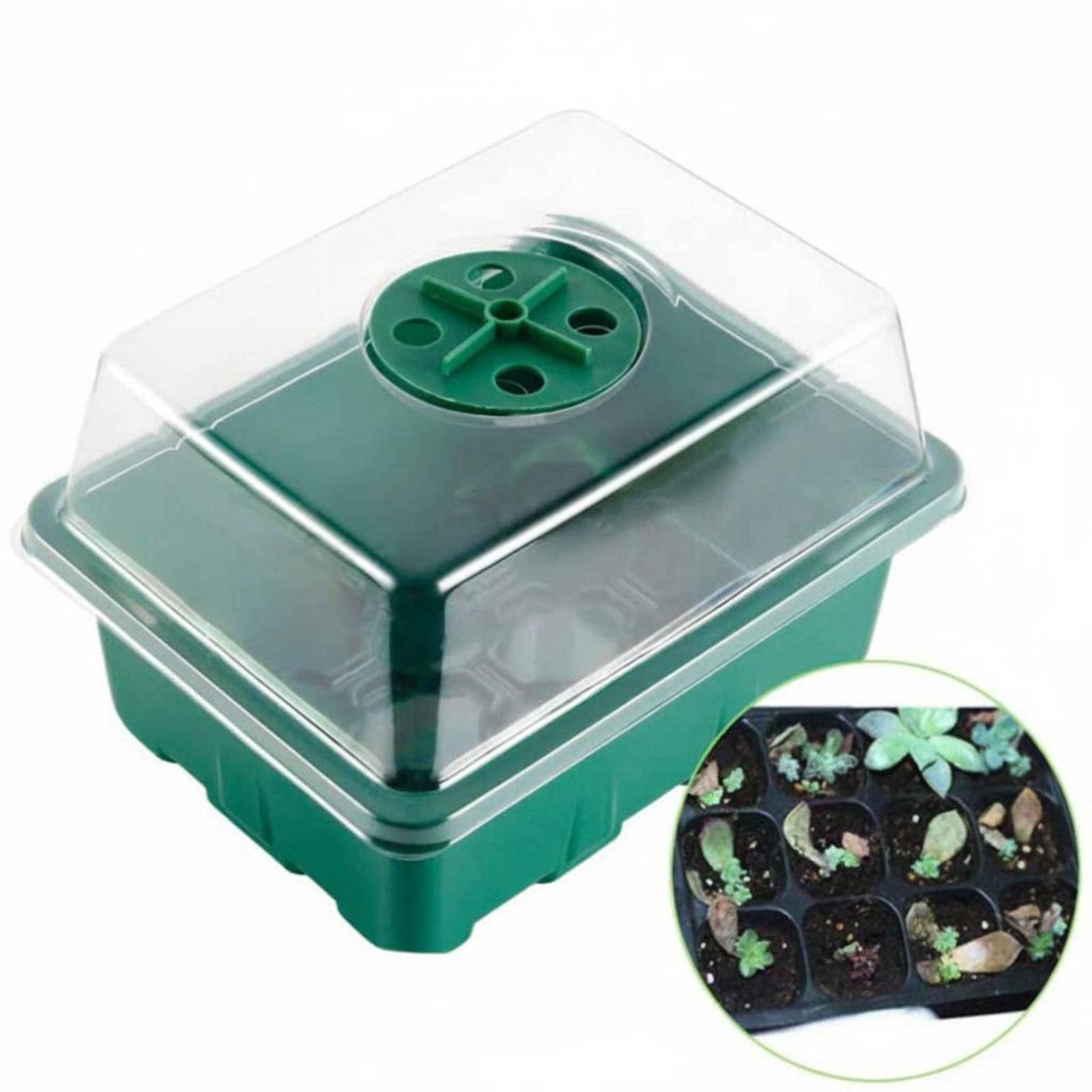 ถาดเพาะเมล็ด 12 ช่อง ฝาปิดใสพิ - Humidity Dome Kit บทวิจารณ์และราคา