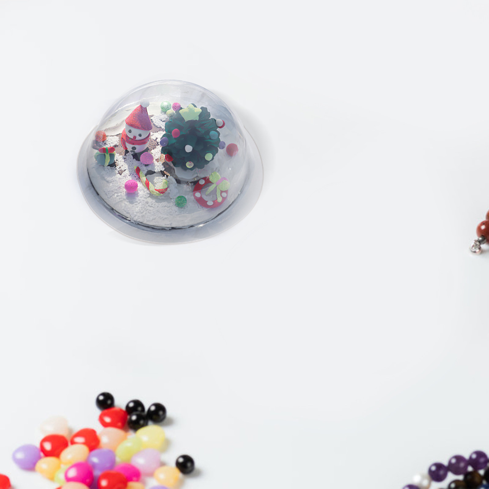 ฝาครอบโดมพลาสติกใสแบบเติมได้ 1 - Plastic Dome Clear บทวิจารณ์และราคา