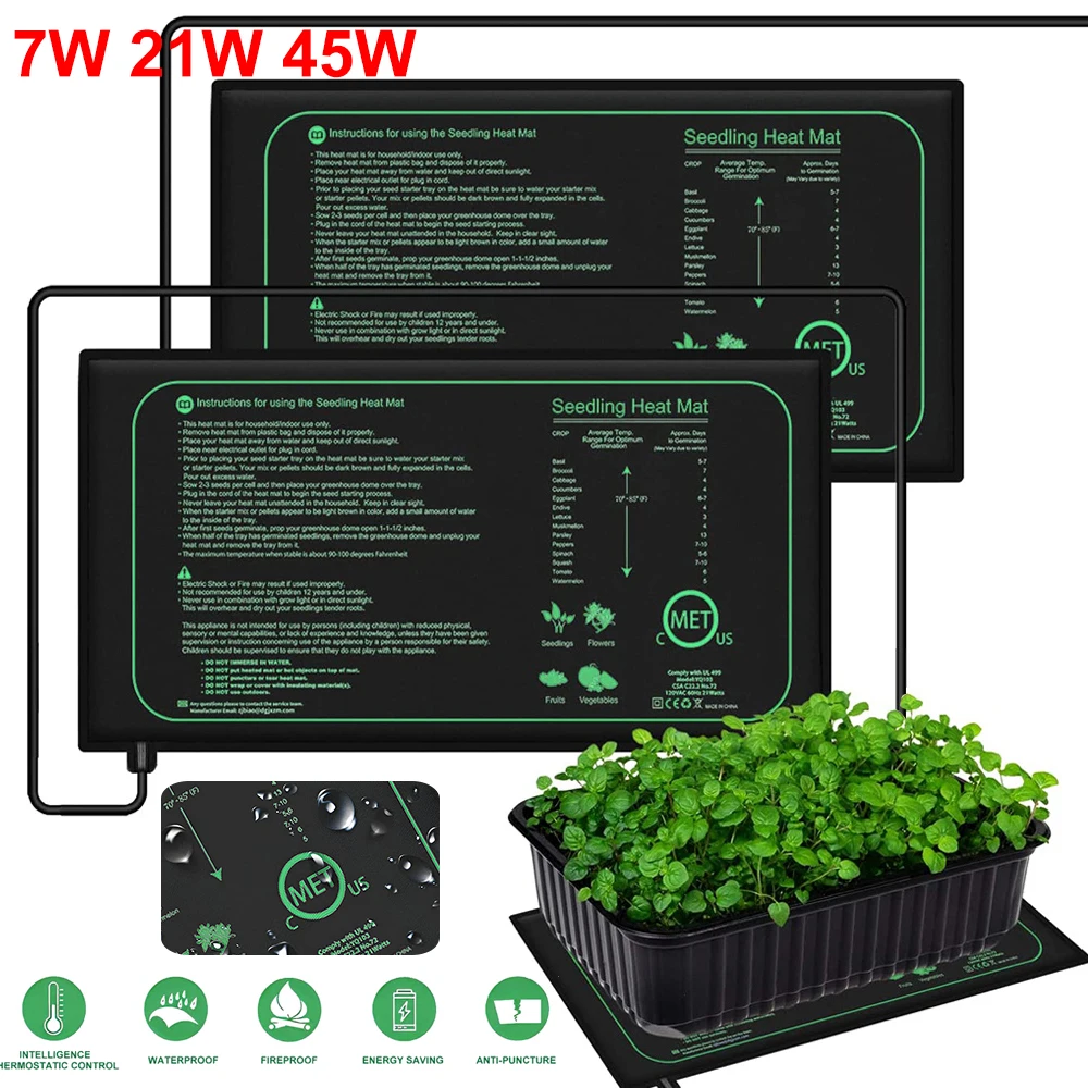แผ่นทำความร้อนสำหรับเพาะกล้าขน - Heat Mat Seedling บทวิจารณ์และราคา