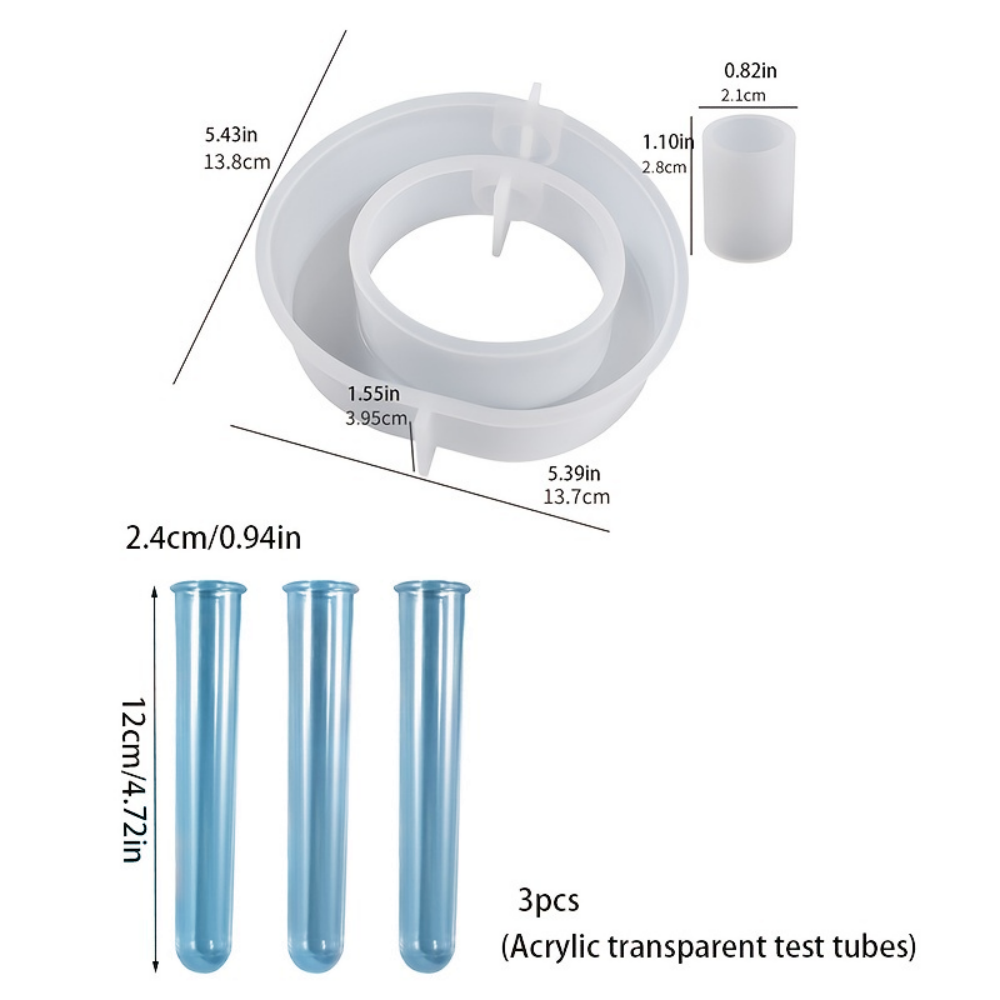 แจกันดอกไม้4ชิ้นแม่พิมพ์ซิลิโค - Propagation Station Vase บทวิจารณ์และราคา