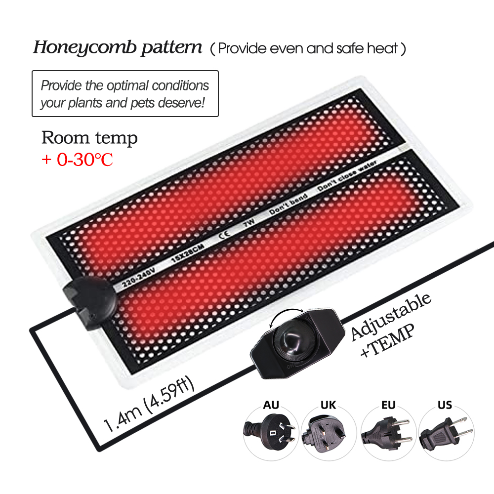 แผ่นทำความร้อนสำหรับต้นกล้าในส - Heat Mat Seedling บทวิจารณ์และราคา